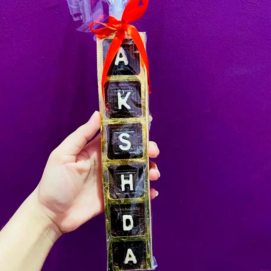 Custom Text Messages on Chocolates - Image 2