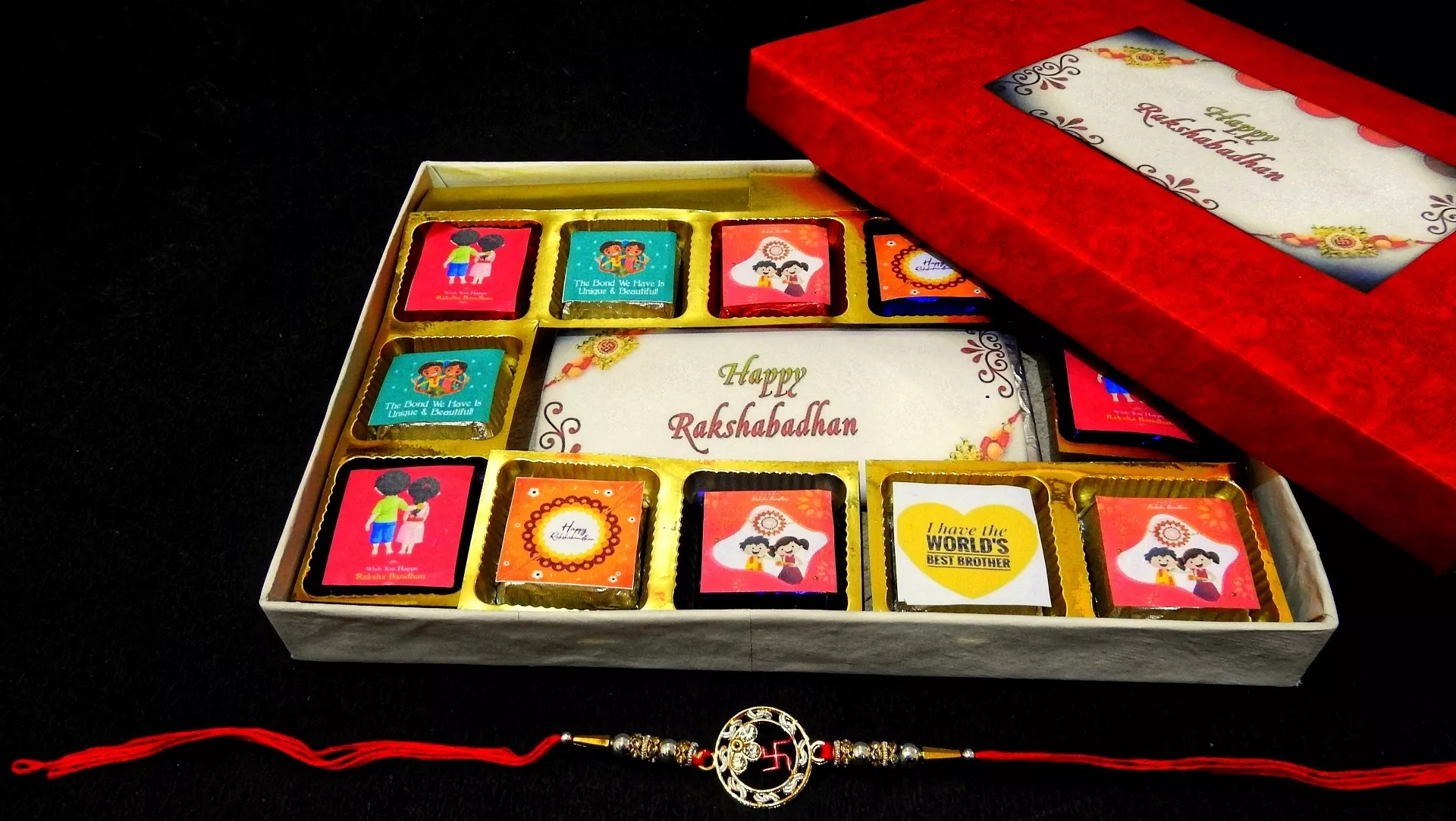 Rakhi Gift Boxes in Bhopal - Choco-n-Nuts