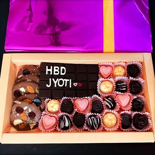 Custom Message Chocolate Gift Box - Image 2