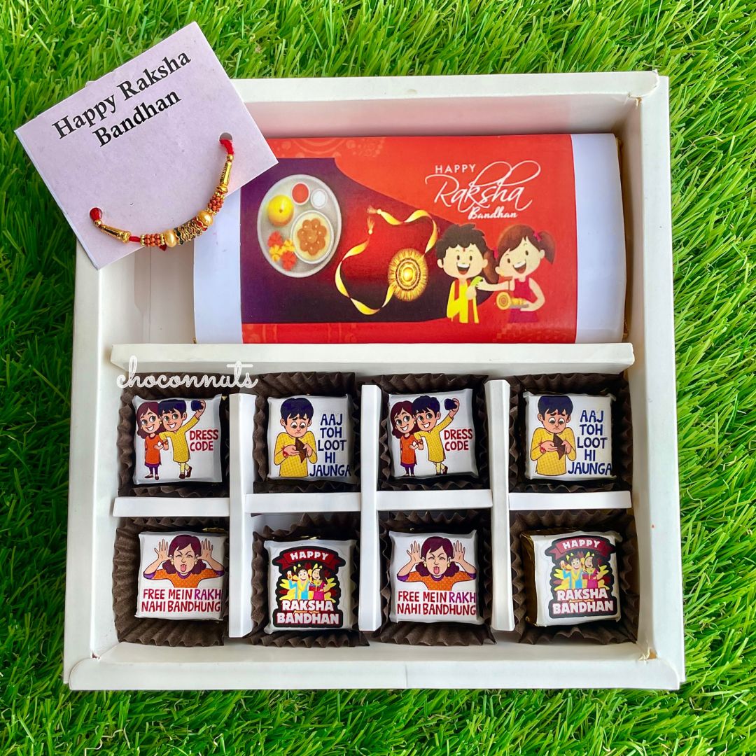 Rakhi Chocolate Gift Box - Bhopal - ChocoNNuts